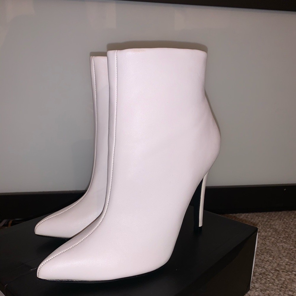 White booties